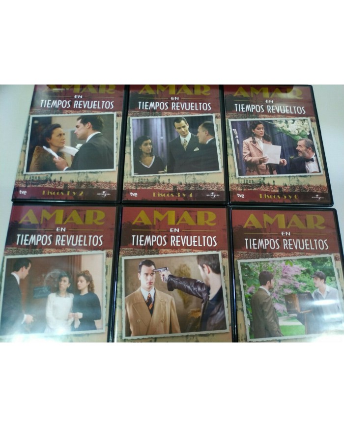 Amar en Tiempos Revueltos Segunda Temporada 2 Completa 221 Episodios 12 x DVD 3T