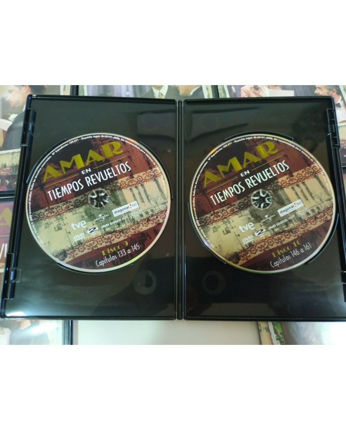 Amar en Tiempos Revueltos Segunda Temporada 2 Completa 221 Episodios 12 x DVD 3T