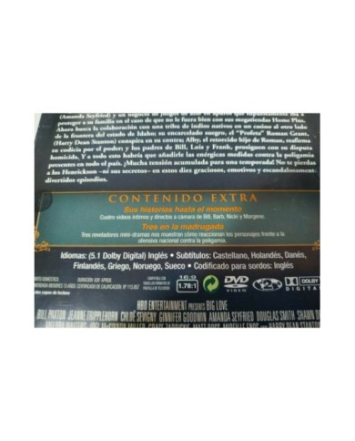 Big Love The Complete Third Season - 4 x DVD Ingles region 2 - 3T