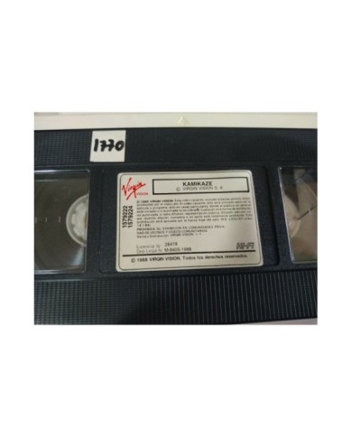 Kamikaze  Richard Bohringer Grousset Luc Besson - VHS Cinta Tape Espa?ol - 3T