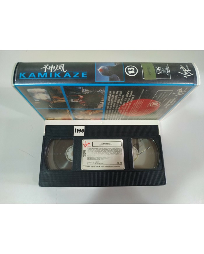 Kamikaze  Richard Bohringer Grousset Luc Besson - VHS Cinta Tape Espa?ol - 3T