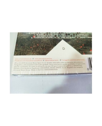 Manuel Carrasco La Cruz del Mapa Directo Metropolitano - 3 x CD + DVD Nuevo - 3T