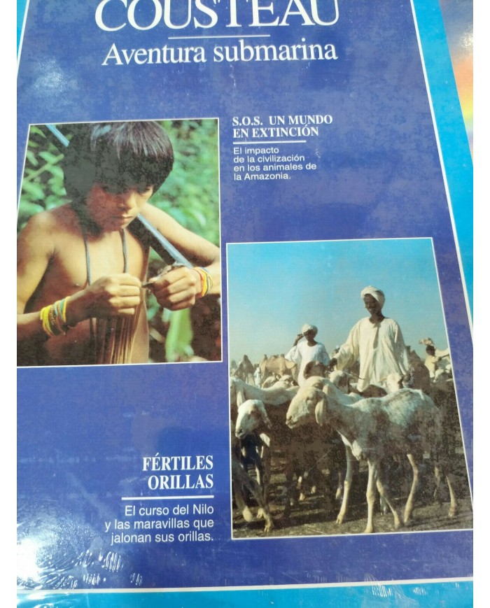 Jacques Cousteau SOS Un Mundo en Extincion Aventura Submarina - LASERDISC LD 2T