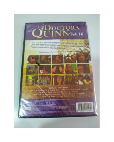 La Doctora Quinn Vol 16 - 4 x DVD Espa?ol Ingles Region All Nuevo - 3T