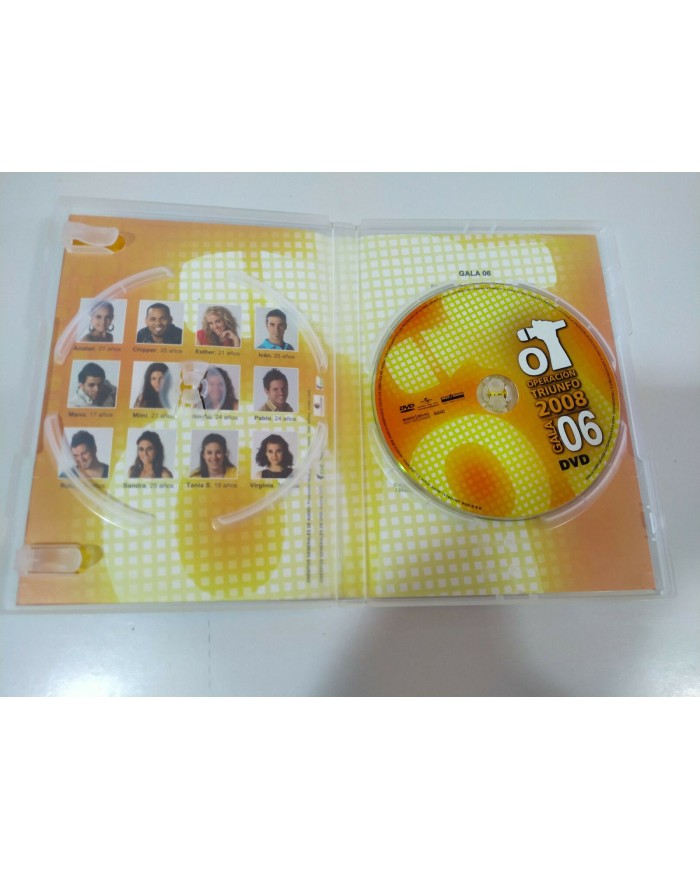 Operacion Triunfo OT Gala 06 2008 - DVD Region 2 - 2T