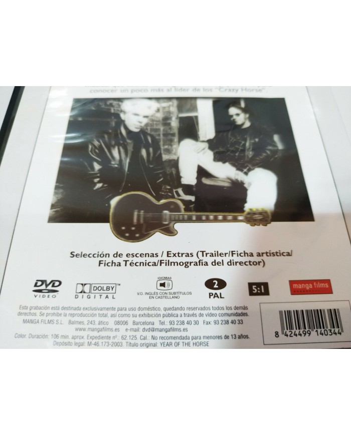 Neil Young and Crazy Horse en Directo Jim Jarmusch - DVD Region 2 - 2T