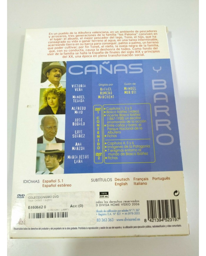 Ca?as y Barro Serie RTVE Completa - 2 x DVD Espa?ol Ingles - 3T