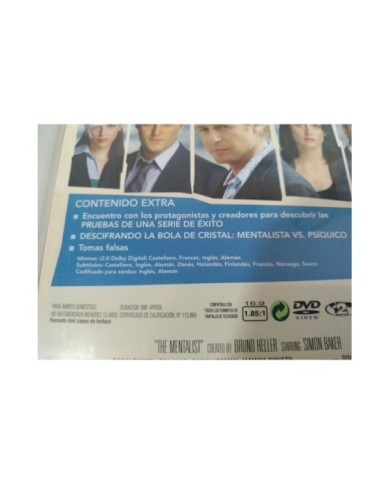 El Mentalista Primera Temporada Completa - 6 x DVD Espa?ol Ingles - 3T