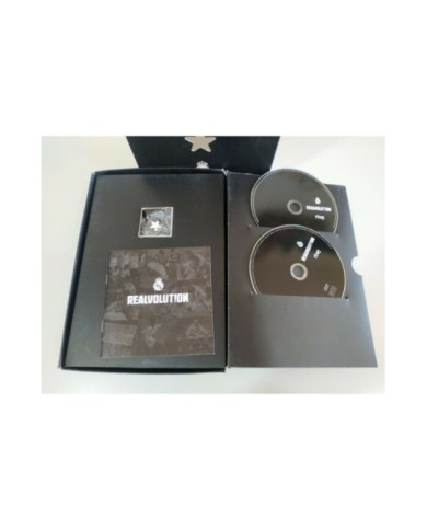 Real Madrid Realvolution Pack Deluxe Caja grande - 2 x DVD + Libro + Pins - 3T