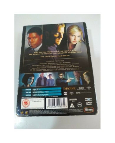24 Complete Season Two Kiefer Sutherland UK Edition - 6 x DVD Ingles - 3T
