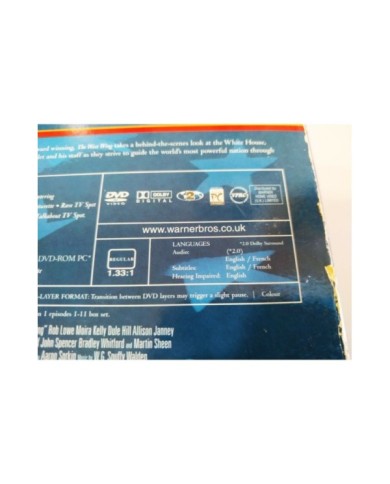 The West Wing Season 1 Episodes 12-22 - 3 x DVD Ingles Frances - 3T