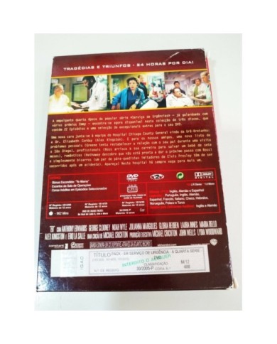 Urgencias Cuarta Temporada 4 Completa - 3 x DVD Espa?ol Ingles - 2T