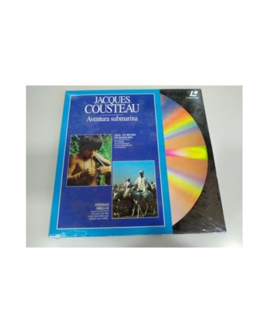 Jacques Cousteau SOS Un Mundo en Extincion Aventura Submarina - LASERDISC LD 2T Jacques Cousteau SOS Un Mundo en Extincion Aventura Submarina - LASERDISC LD 2T