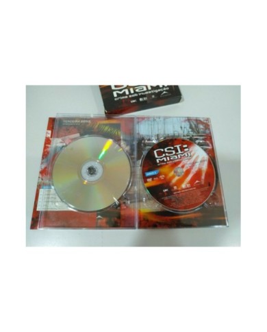 CSI Miami Third Season Episodes 3.1-3.12 - 3 x DVD Ingles Portugues - 2T