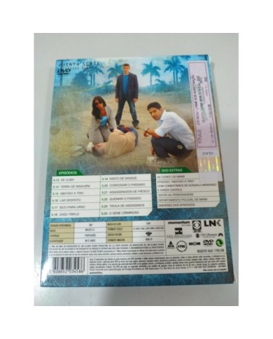 CSI Miami Fifth Season Episodes 5.13-5.24 - 3 x DVD Ingles Portugues - 2T