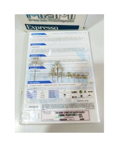 CSI Miami Complete First Season - 6 x DVD Ingles Portugues - 2T