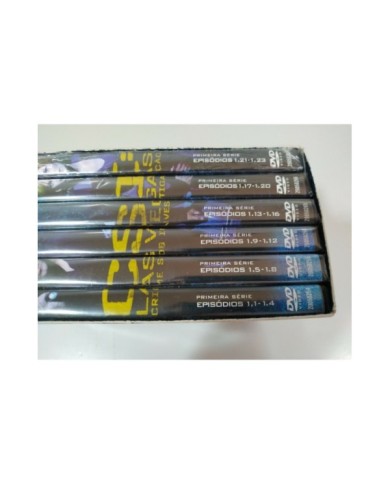 CSI Las Vegas Complete First Season Box - 6 x DVD Ingles Portugues - 2T