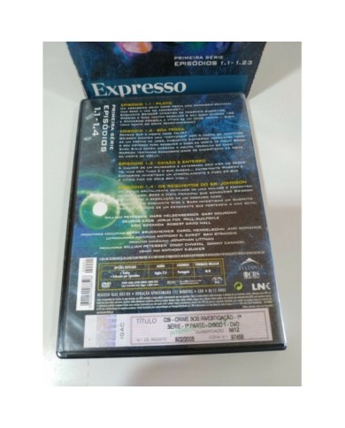 CSI Las Vegas Complete First Season Box - 6 x DVD Ingles Portugues - 2T