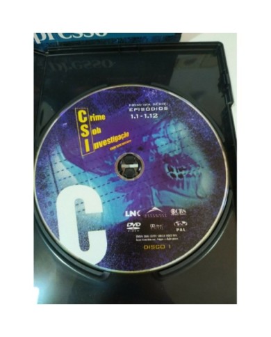 CSI Las Vegas Complete First Season Box - 6 x DVD Ingles Portugues - 2T