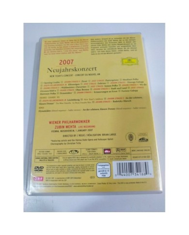 New Year?s Concert Wiener Philharmoniker  Zubin Mehta - DVD - 3T