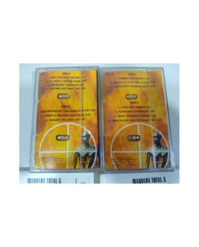 Maquina Total 5 Max Music 1993 - 2 x Cinta Tape Cassette - 3T