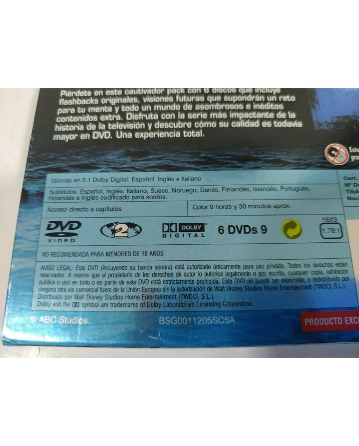 PERDIDOS LOST TEMPORADA 4 Completa 6 x DVD REGION 2 + EXTRAS Espa?ol ...