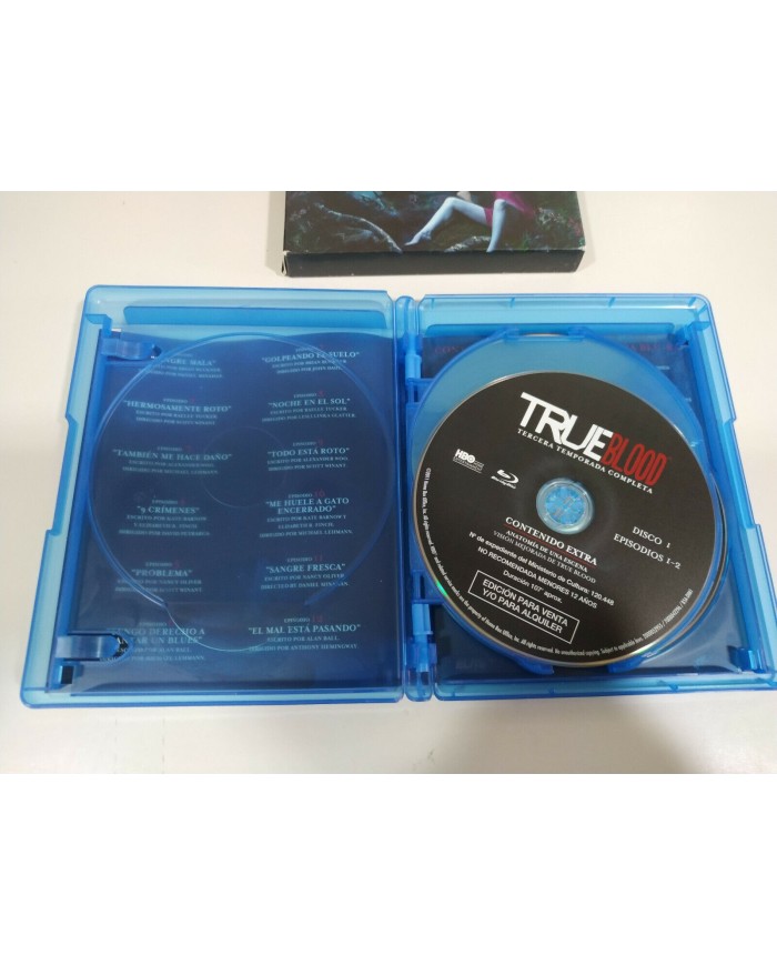 True Blood Temporada Tercera 3 Completa - 5 x Blu-Ray Espa?ol Ingles - 3T