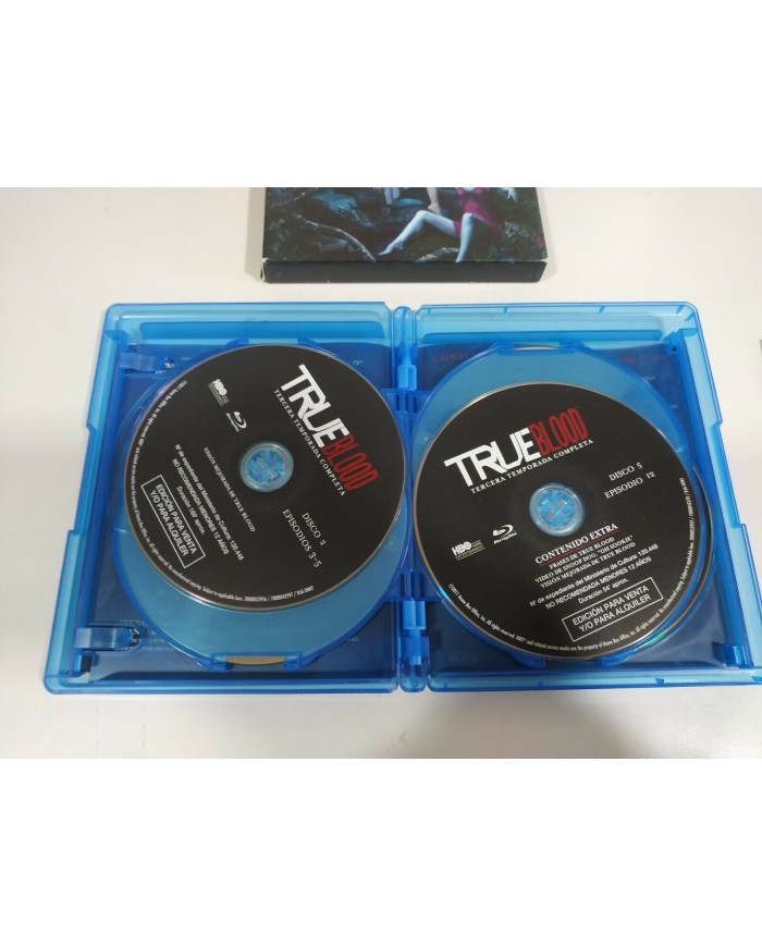 True Blood Temporada Tercera 3 Completa - 5 x Blu-Ray Espa?ol Ingles - 3T