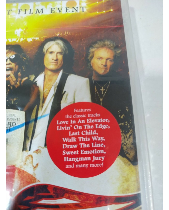 Aerosmith Rock For the Rising Sun Concert Film Event DVD + Bonus Region Al - 3T