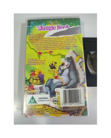 The Jungle Book Walt Disney Classics - VHS Cinta Tape Inglers - 4T