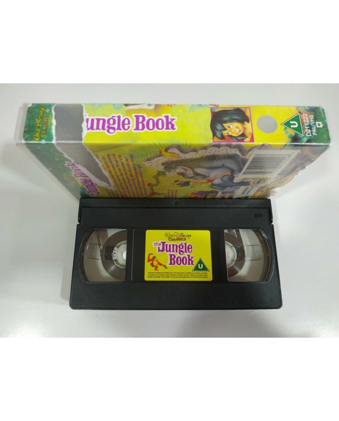 The Jungle Book Walt Disney Classics - VHS Cinta Tape Inglers - 4T