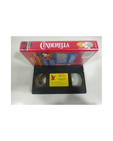 Cenicienta Walt Disney - VHS Cinta Tape Ingles con Subtitulos en Ingles - 3T