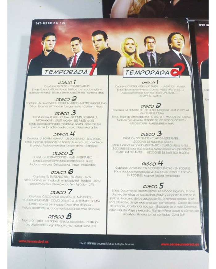 Heroes La La Serie Completa - 26 x DVD + Extras Espa?ol Ingles Portugues - 3T