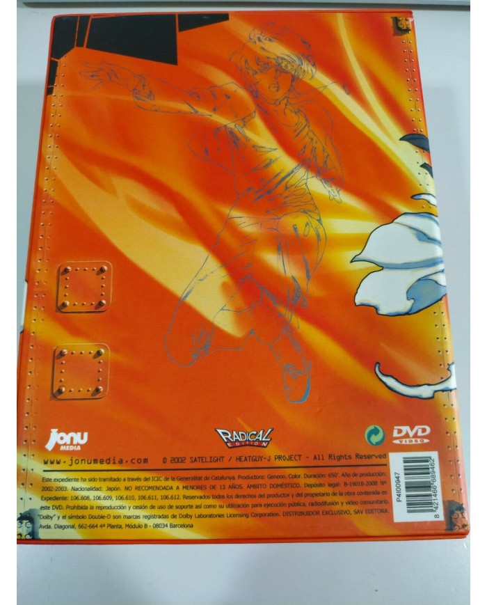 Heat Guy J Serie Completa Edicion Coleccionista DVD + Camiseta Alfombrilla - 3T