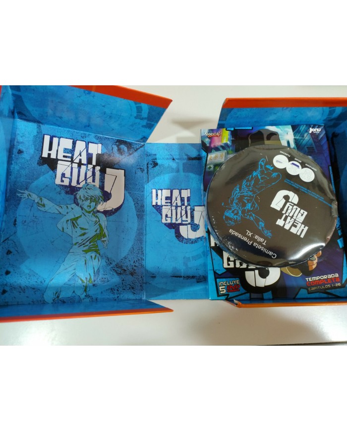 Heat Guy J Serie Completa Edicion Coleccionista DVD + Camiseta Alfombrilla - 3T