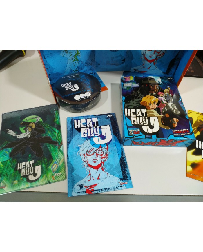 Heat Guy J Serie Completa Edicion Coleccionista DVD + Camiseta Alfombrilla - 3T