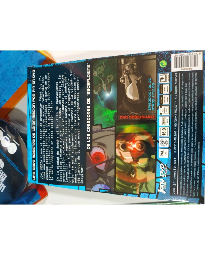 Heat Guy J Serie Completa Edicion Coleccionista DVD + Camiseta Alfombrilla - 3T