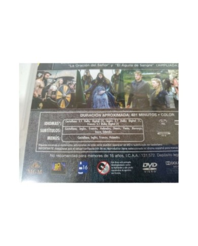 Vikingos Segunda Temporada 2 Completa - DVD Espa?ol Ingles Frances - 3T Vikingos Segunda Temporada 2 Completa - DVD Espa?ol Ingles Frances - 3T