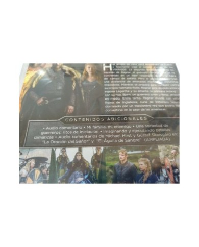 Vikingos Segunda Temporada 2 Completa - DVD Espa?ol Ingles Frances - 3T Vikingos Segunda Temporada 2 Completa - DVD Espa?ol Ingles Frances - 3T