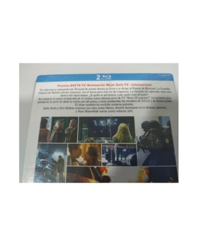 Bron El Puente Broen Segunda Temporada 2 Completa Blu-Ray Espa?ol Danes Nueva 3T