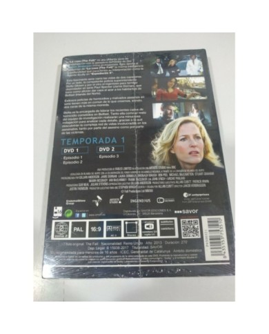 La Caza The Fall Primera Temporada 1 Completa DVD Espa?ol Ingles Nueva - 3T