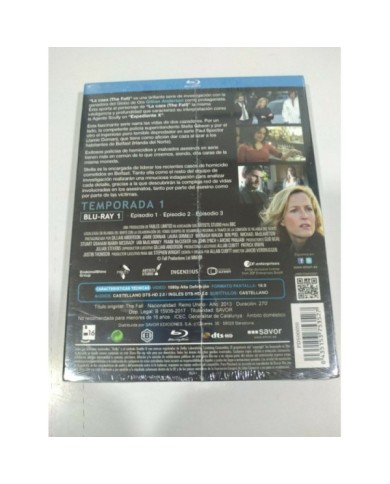 La Caza The Fall Primera Temporada 1 Completa Blu-Ray Espa?ol Ingles Nueva - 3T