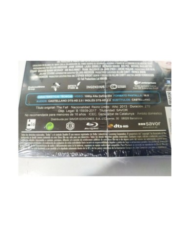 La Caza The Fall Primera Temporada 1 Completa Blu-Ray Espa?ol Ingles Nueva - 3T