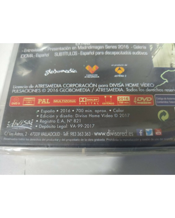 Pulsaciones La Serie Completa Emilio Aragon - DVD + Extras Espa?ol Nueva - 3T