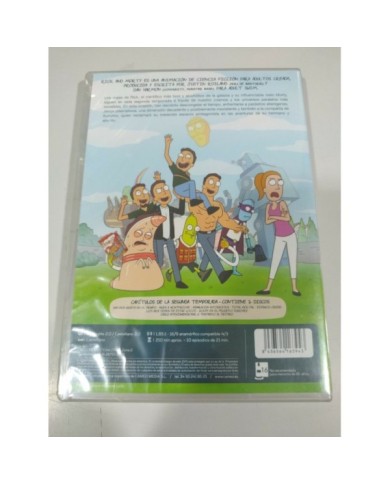 Rick And Morty Segunda Temporada 2 Completa - DVD Espa?ol Ingles Nueva - 3T