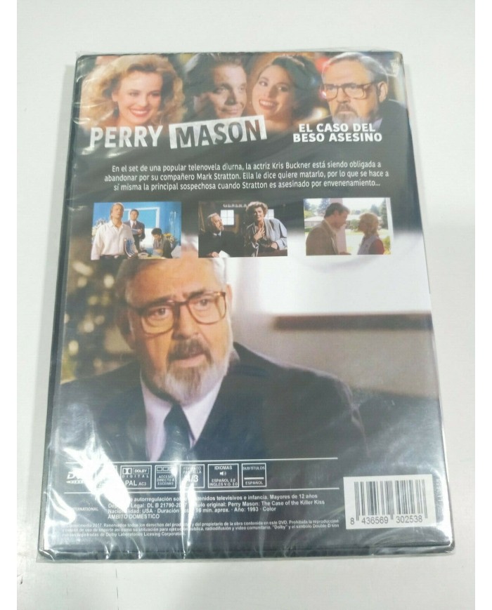 Perry Mason El Caso del Beso Asesino Serie TV - DVD Espa?ol Ingles Nueva 3T