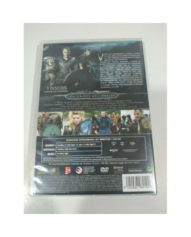 Vikingos Primera Temporada 1 Completa - 3 x DVD Espa?ol Ingles - 3T