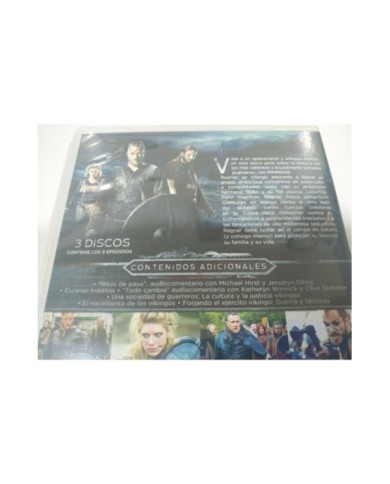 Vikingos Primera Temporada 1 Completa - 3 x DVD Espa?ol Ingles - 3T