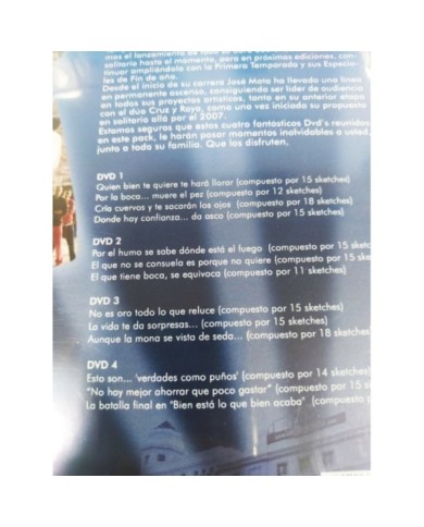 La Hora de Jose Mota Segunda Temporada 2 Completa - 4 x DVD Espa?ol - 3T