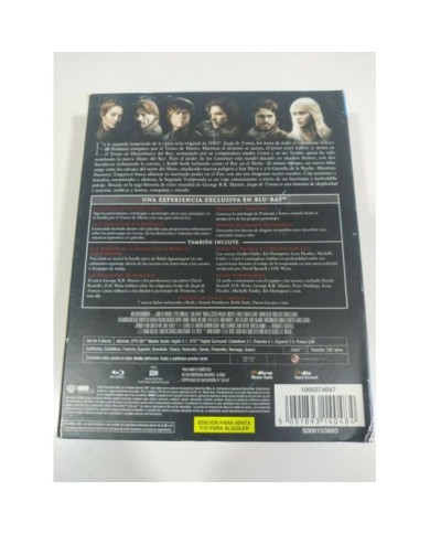Juego de Tronos Segunda Temporada 2 Completa - 5 x Blu-Ray Espa?ol Ingles - 3T